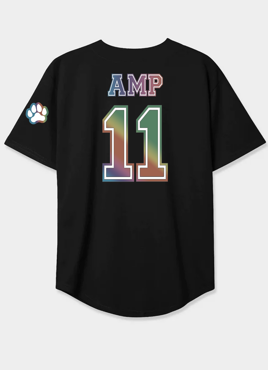 Navana Creations Men's EDM Personalized Custom Rainbow Reflective Button Up Jersey for: Music Festival, Rave, Party, Group Event XLarge / Rainbow Reflective